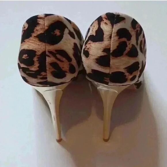 Missguided Leopard Print Heels - Picture 6 of 7